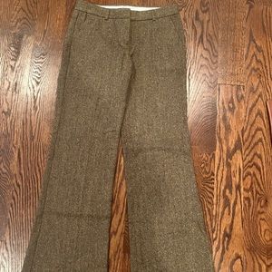Theory brown wool trouser
